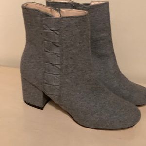 Gray boots